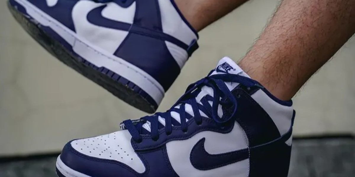 UA Nike Dunk High Championship Navy: Holiday Style On Sale