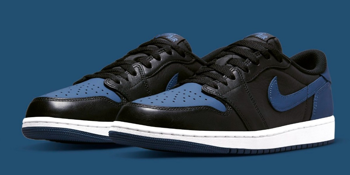 Blendend Air Jordan 1 Retro Low Og Mystic Navy